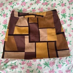 Until Eighty Abstract Mini Skirt Size - Small